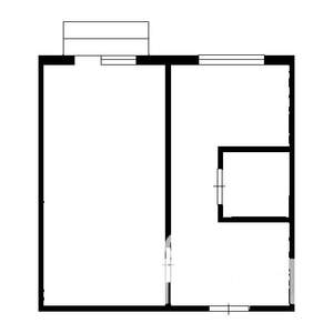 1-к квартира, вторичка, 30м2, 1/5 этаж