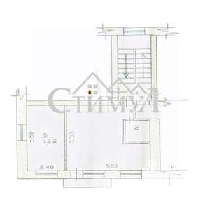 2-к квартира, вторичка, 41м2, 2/44 этаж