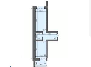 1-к квартира, вторичка, 39м2, 5/5 этаж