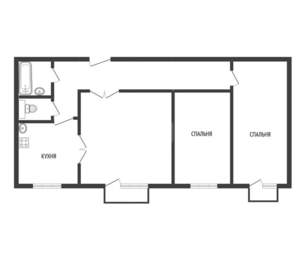 3-к квартира, вторичка, 73м2, 1/9 этаж