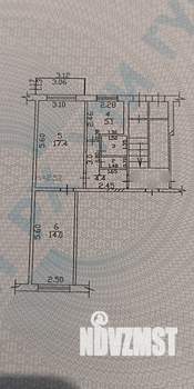 2-к квартира, вторичка, 44м2, 1/5 этаж