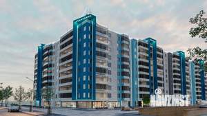 1-к квартира, строящийся дом, 55м2, 7/9 этаж