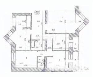4-к квартира, вторичка, 127м2, 3/10 этаж