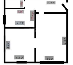 2-к квартира, вторичка, 48м2, 2/2 этаж