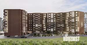 2-к квартира, строящийся дом, 59м2, 9/9 этаж