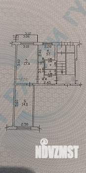 2-к квартира, вторичка, 44м2, 1/5 этаж