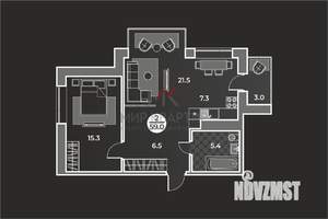 2-к квартира, вторичка, 59м2, 5/9 этаж