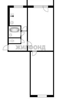 2-к квартира, вторичка, 45м2, 4/5 этаж
