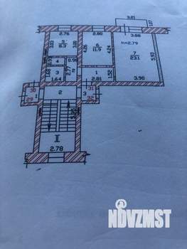 2-к квартира, вторичка, 57м2, 4/5 этаж