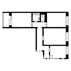 3-к квартира, вторичка, 66м2, 3/9 этаж