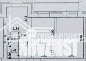 2-к квартира, вторичка, 52м2, 5/5 этаж