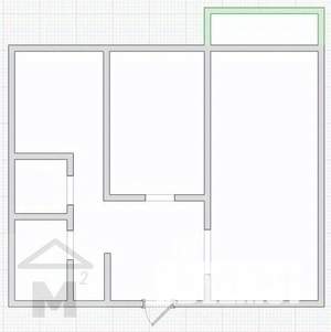 2-к квартира, вторичка, 50м2, 5/6 этаж