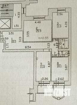 3-к квартира, вторичка, 70м2, 8/10 этаж