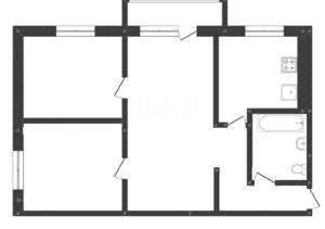 2-к квартира, вторичка, 41м2, 3/4 этаж
