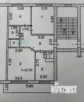 3-к квартира, вторичка, 61м2, 3/5 этаж