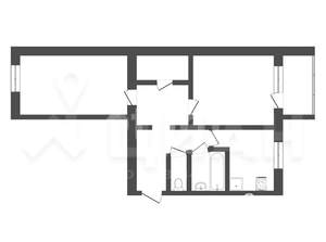 2-к квартира, вторичка, 46м2, 4/5 этаж