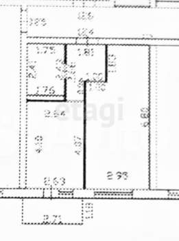 1-к квартира, вторичка, 38м2, 3/9 этаж