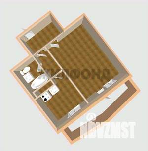 1-к квартира, вторичка, 37м2, 11/12 этаж