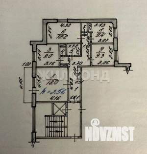 4-к квартира, вторичка, 77м2, 8/10 этаж